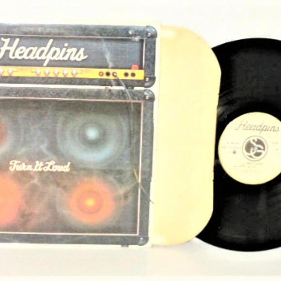 12" 1st Pressing HEADPINS Turn It Loud LP Record 1982 A & M Records # SGR1010 - Picture 1 of 12